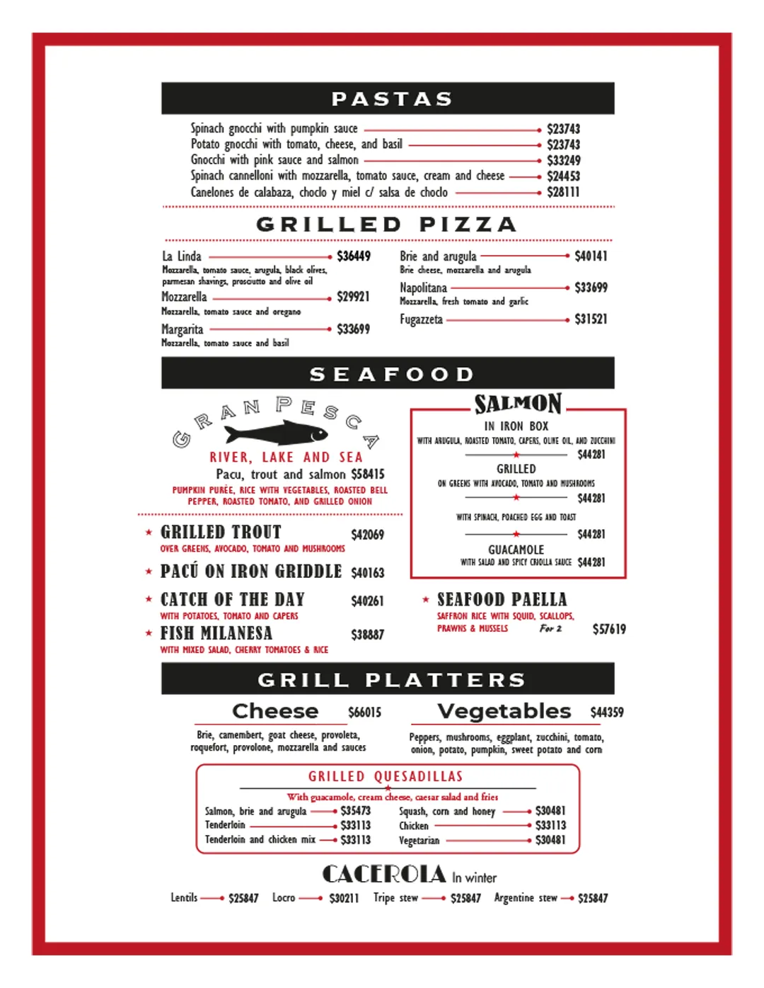 Menu — Page 4